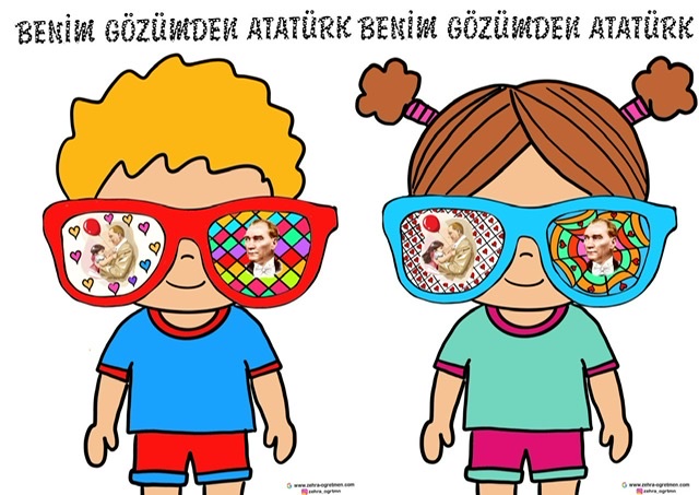 Benim Gözümden Atatürk Boyama Çalışması