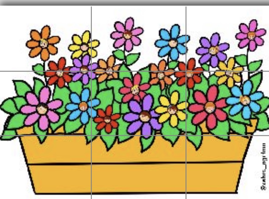 (9 a4) Öğretmenler Günü Saksıda Çiçekler