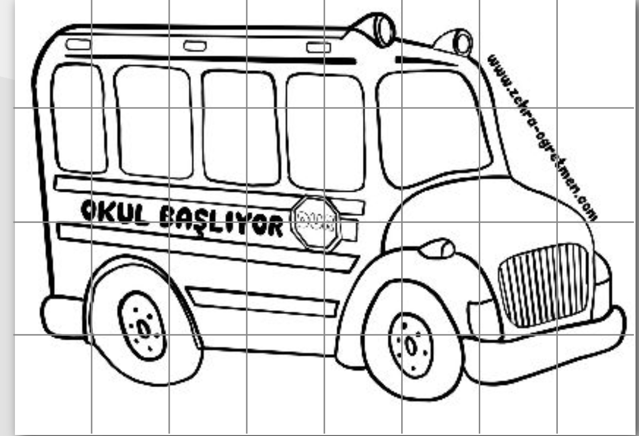 32 A4 Okul Başlıyor Okul Servisi Etkinliği RENKSİZ