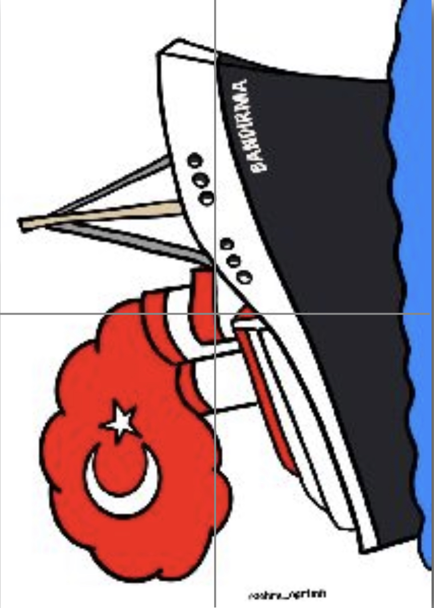 4 A4 Bandırma Vapuru Renkli