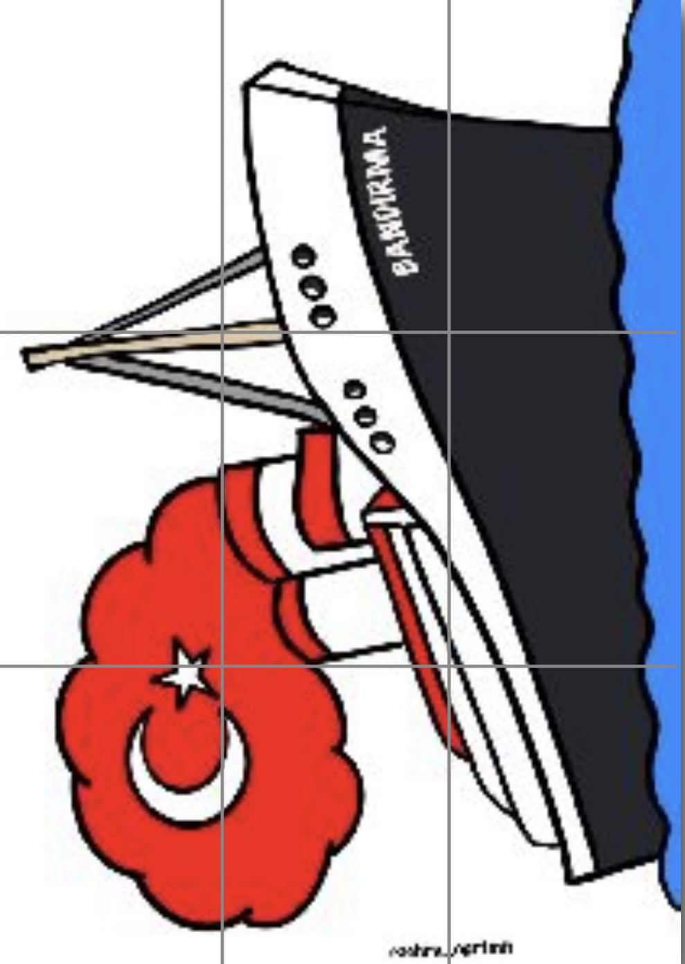 9 A4 Bandırma Vapuru Renkli