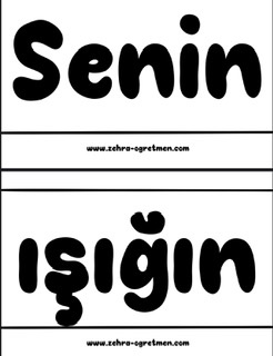 Senin Işığında Geleceğe Yürüyoruz BÜYÜK BOY RENKSİZ