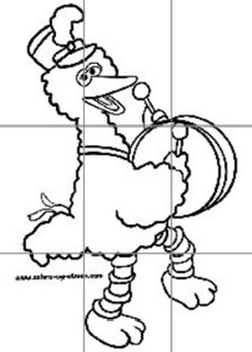 9 A4 Susam Sokağı Karakteri 1 RENKSİZ