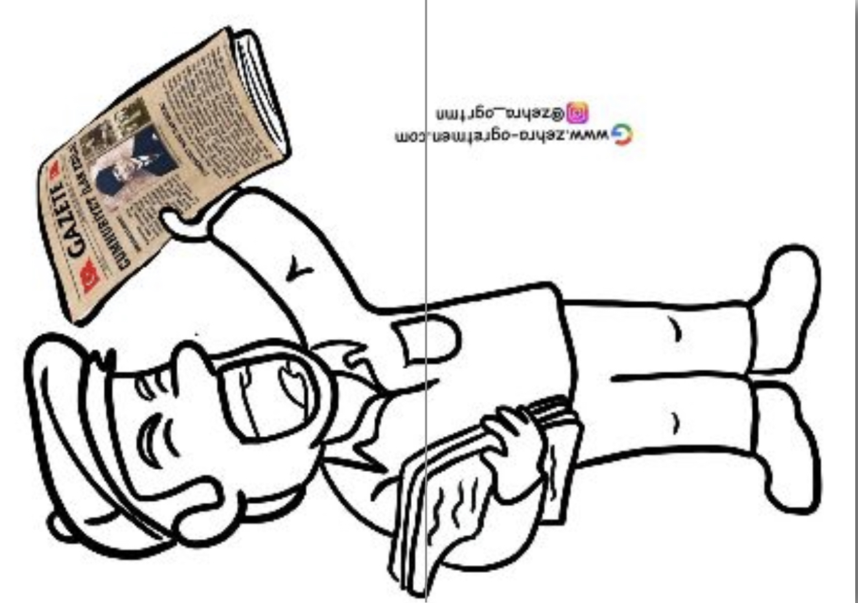 2 A4 Gazete Satan Çocuk 2 RENKSİZ