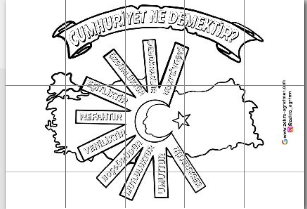 15 A4 CUMHURİYET NE DEMEKTİR RENKSİZ