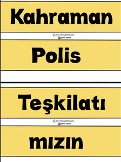 Kahraman Polis Teşkilatımızın Polis Haftası Kutlu Olsun