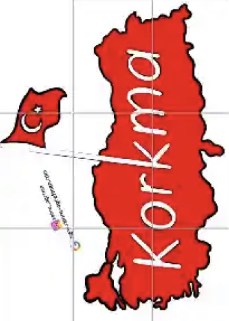 9 A4 Korkma Türkiye Haritası RENKLİ