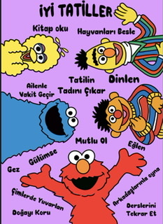 A4 Susam Sokağı Karne Kılıfı Arka Kapak 1