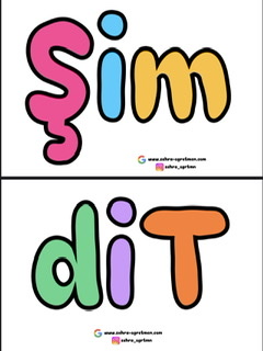 Şimdi Tatil Zamanı Yazısı RENKLİ RENKSİZ