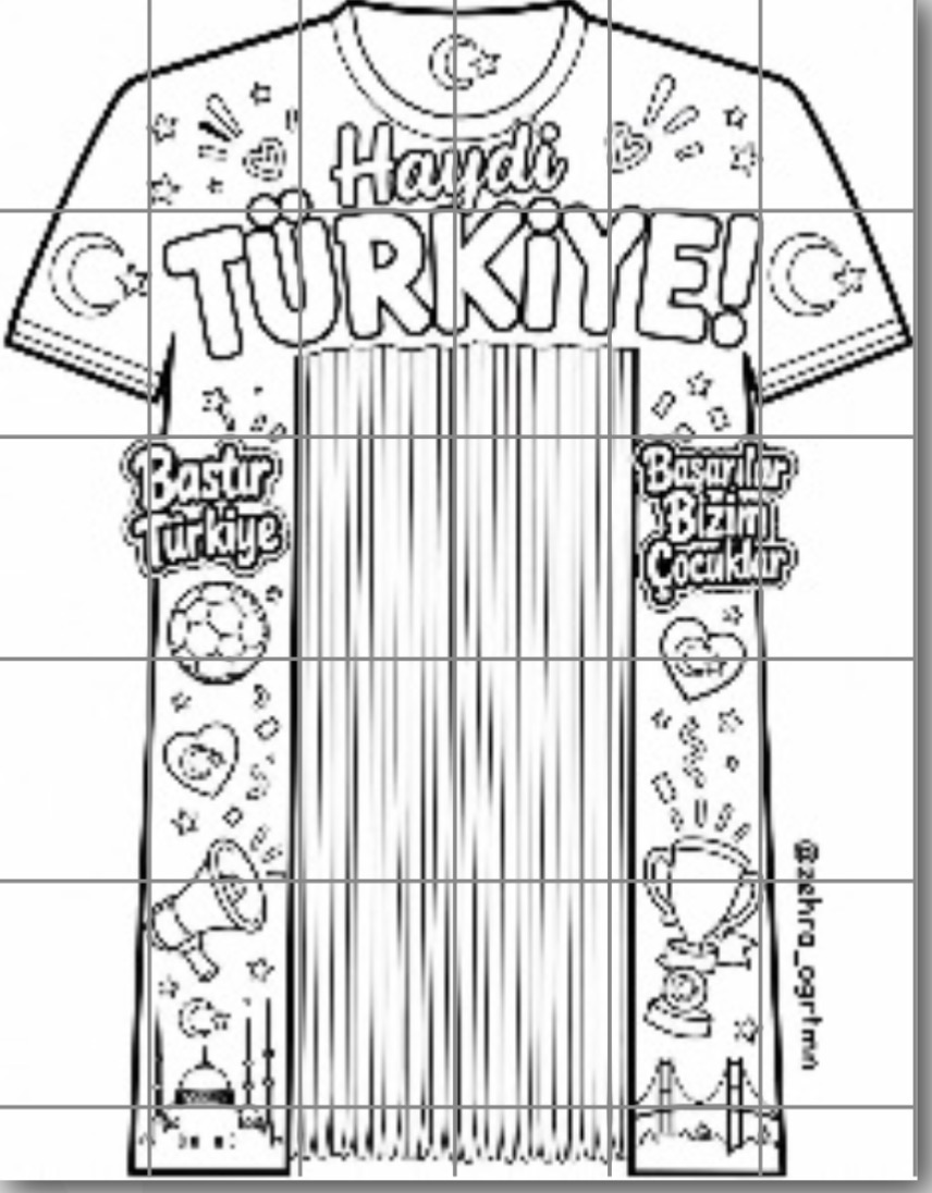 36 A4 Renksiz Haydi Türkiye