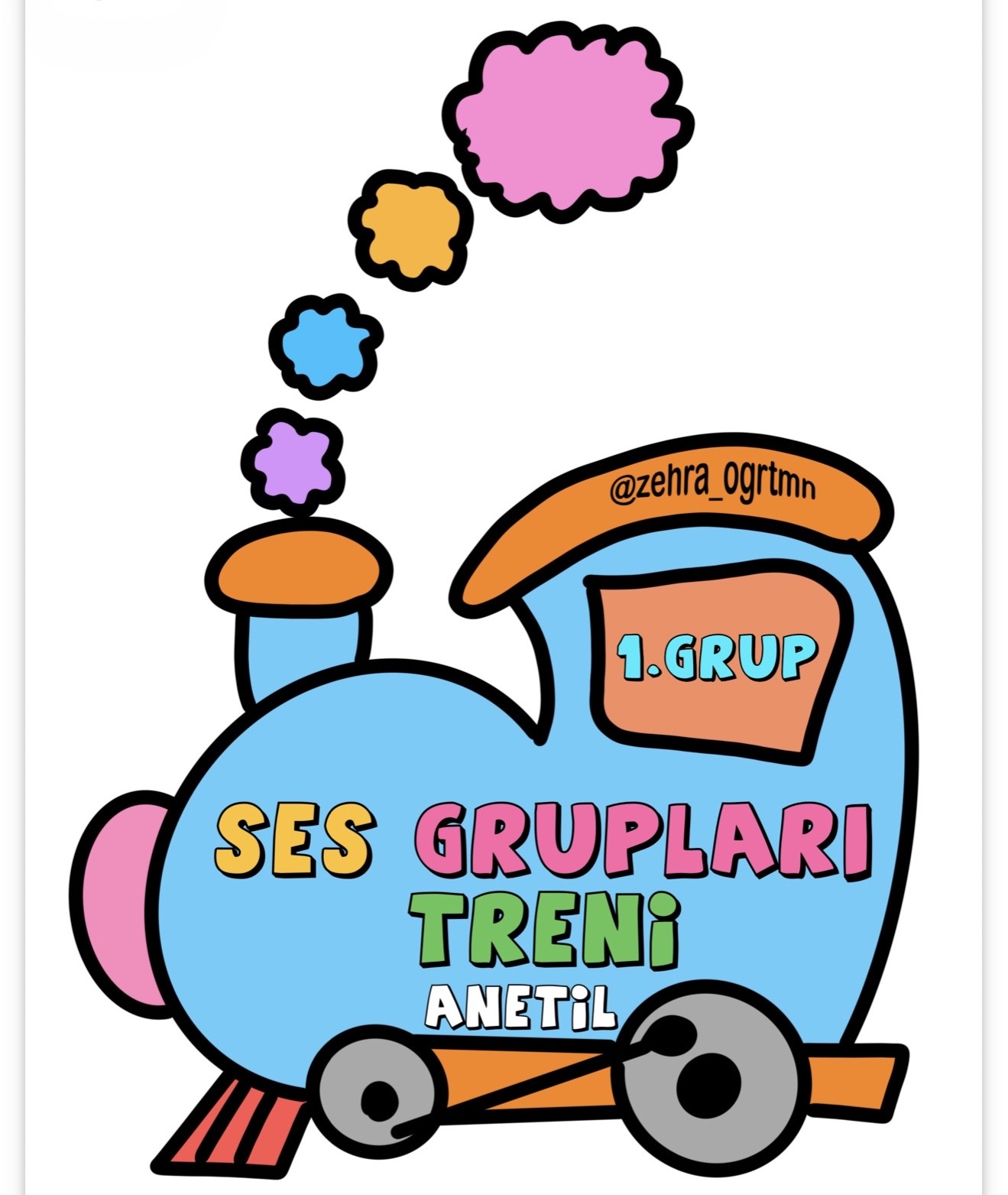 Ses Grupları Treni 2026 RENKLİ