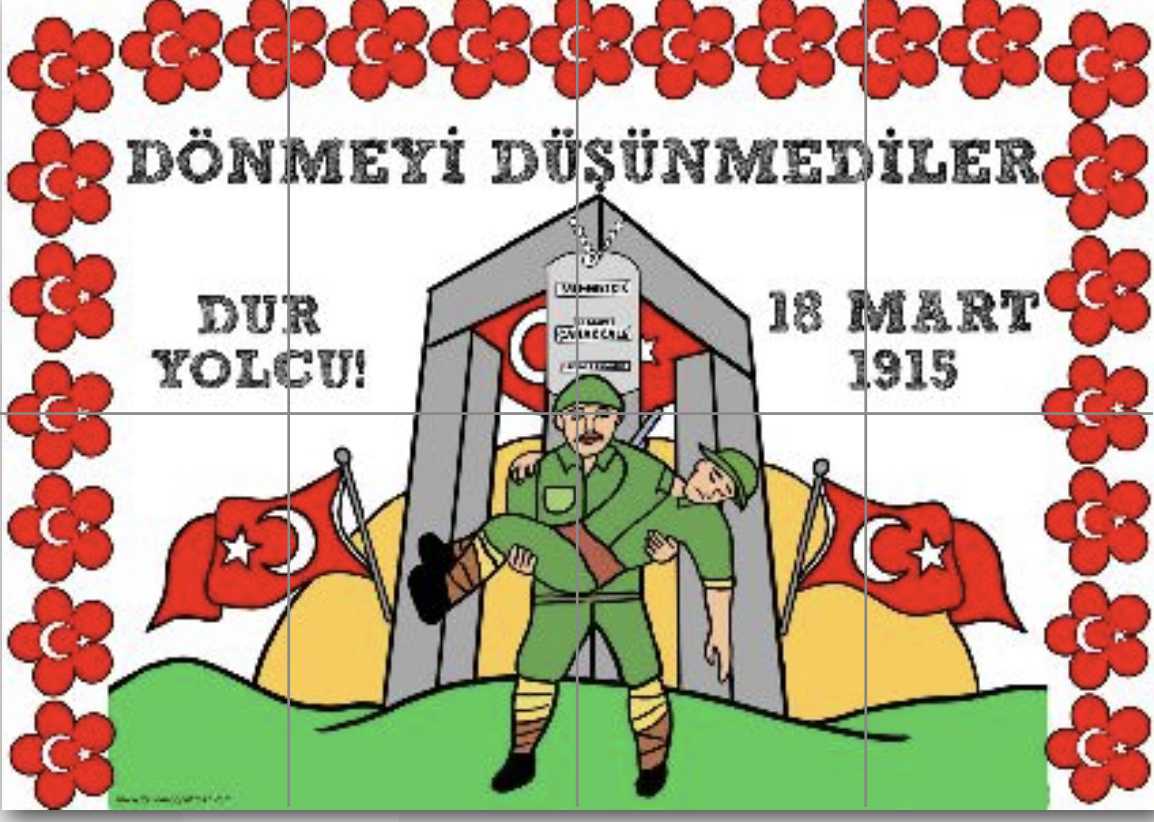 8 A4 Dönmeyi Düşünmediler Panosu Beyaz Arka Planlı