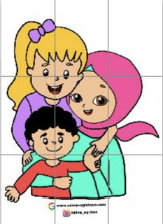 9 A4 Tesettürlü Anne 2 RENKLİ