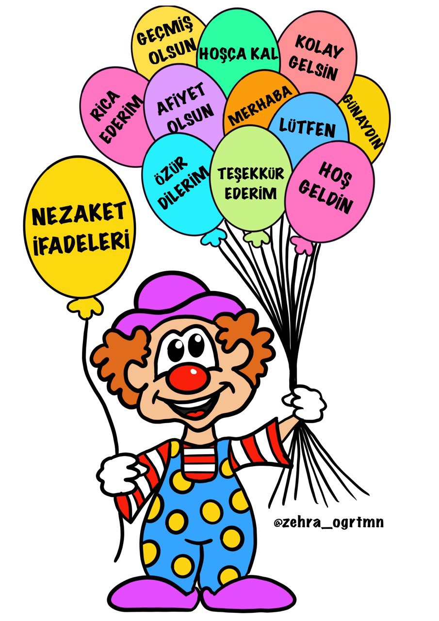 (A4) Palyaço Nezaket İfadeleri