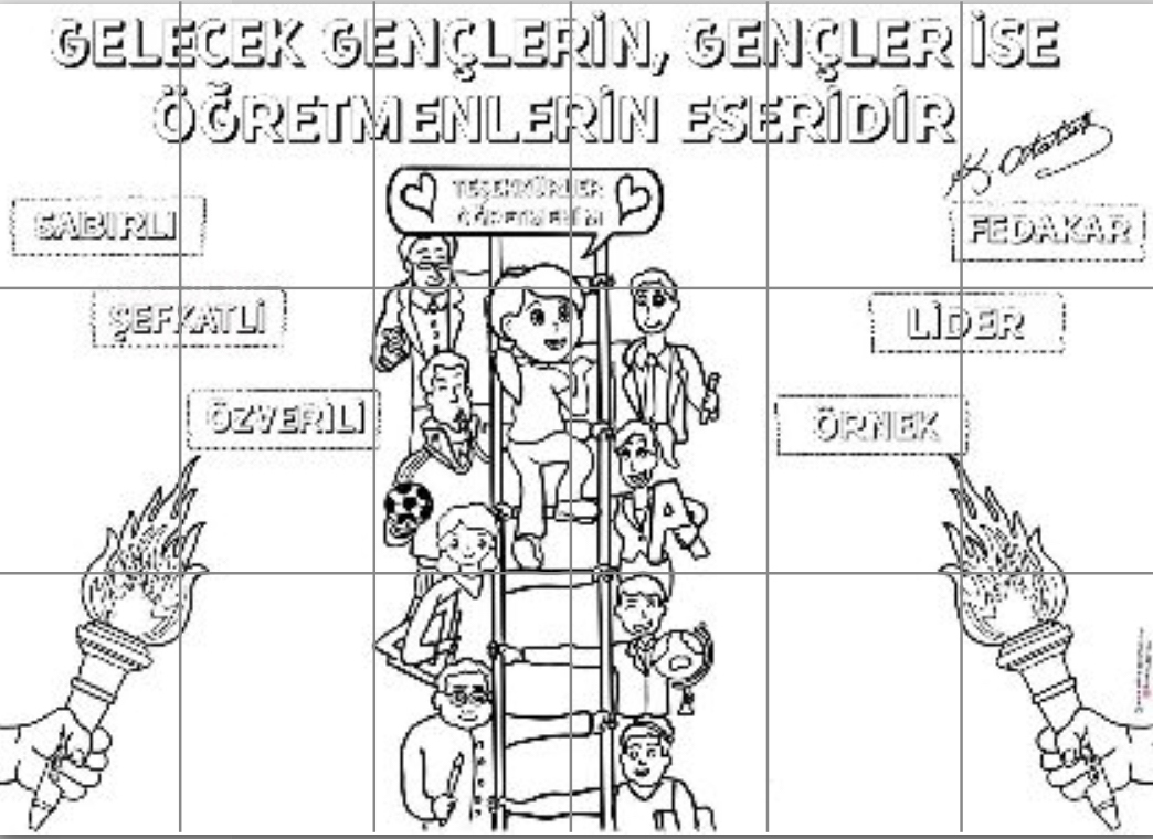 18 A4 Grup Boyama Çalışması Pano 2