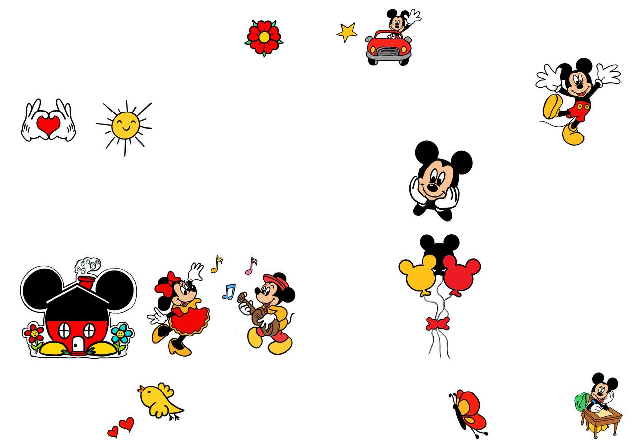 Mickey ve Minnie Karne Süsleri