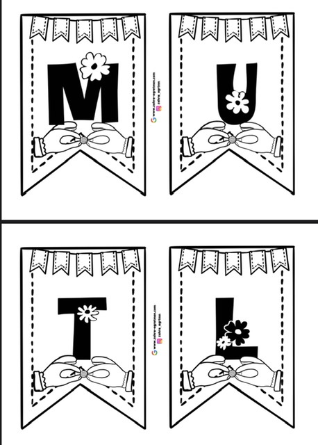 Mutlu Bayramlar Flama Renksiz