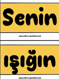 Senin Işığında Geleceğe Yürüyoruz BÜYÜK BOY RENKLİ