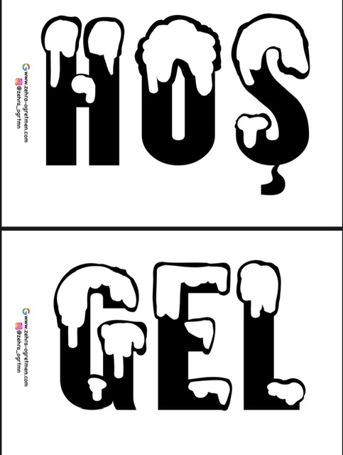 Hoş Geldin 2023 Mutlu Yıllar Yazı Şablonu ( Renksiz)