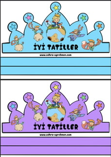 Küçük Prens İyi Tatiller Taç 1