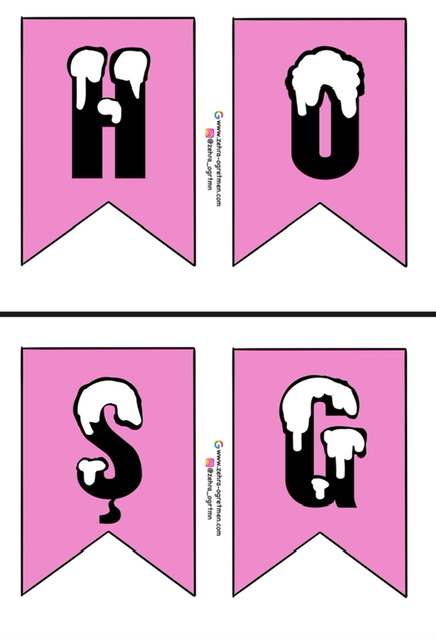 Hoş Geldin 2023 Yazı Şablonu ( Pembe )