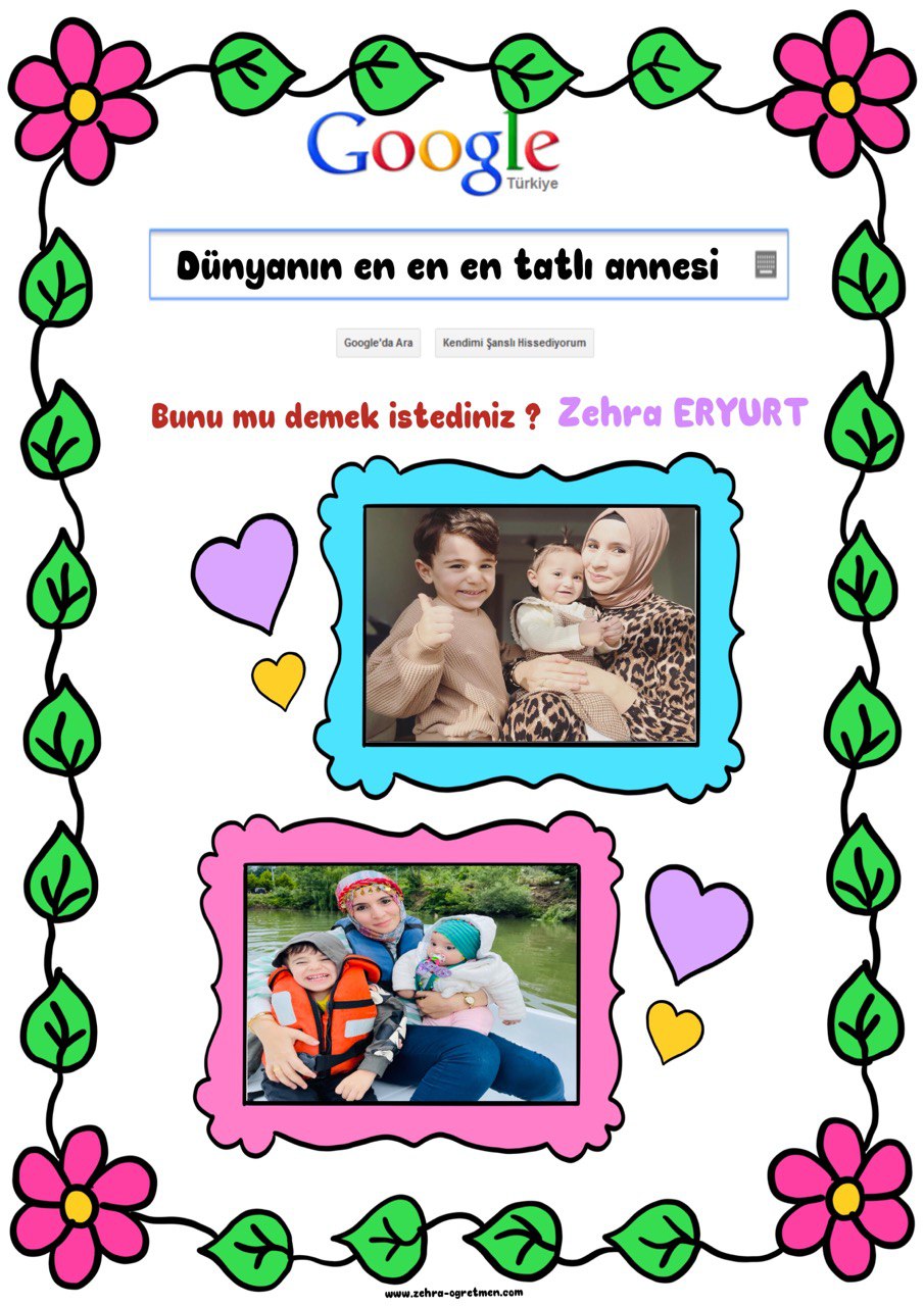 Dünyanın En Tatlı Annesi ( 2 Çerçeveli)