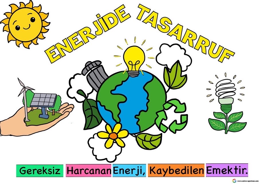 Enerjide Tasarruf Yazı Şablonu