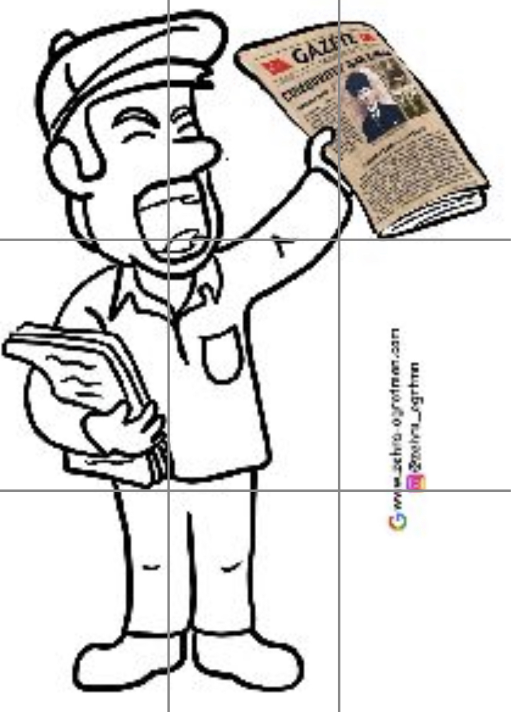 9 A4 Gazete Satan Çocuk 2 RENKSİZ