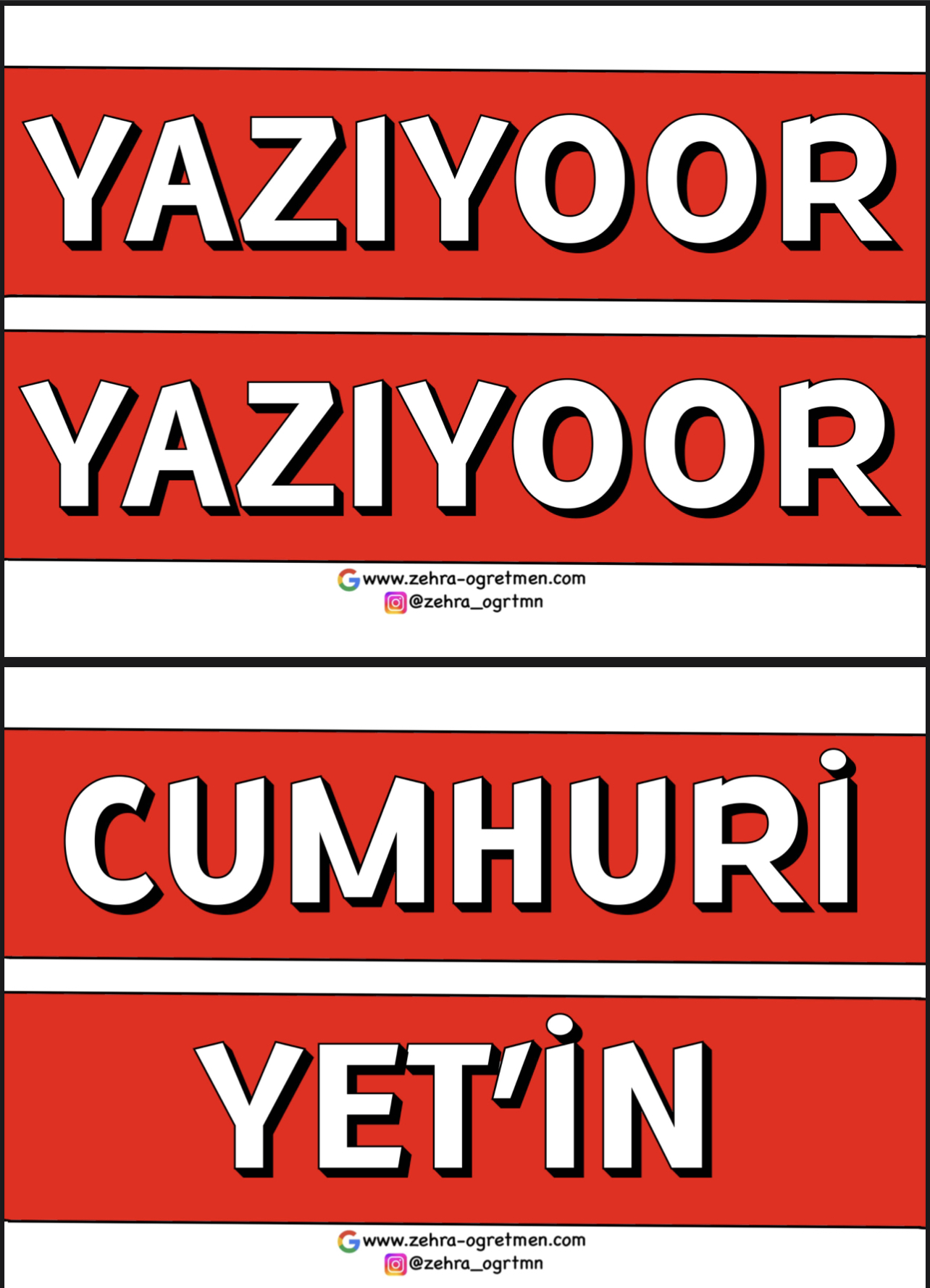 Küçük Boy Yazıyor Yazıyor Cumhuriyetin ilan Edildiğini Yazıyor RENKLİ RENKSİZ