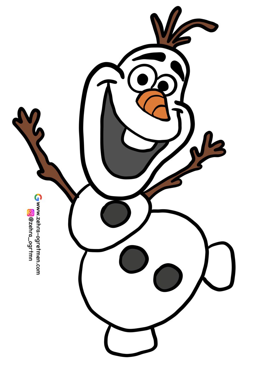 ( 9A4) Olaf 1 RENKLİ