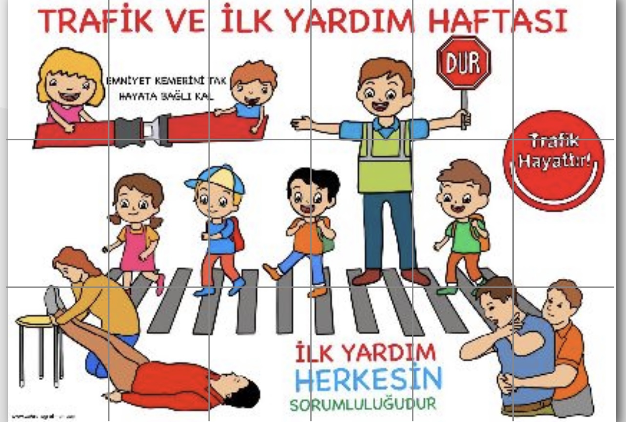 18 A4 Trafik ve İlk Yardım Haftası RENKLİ