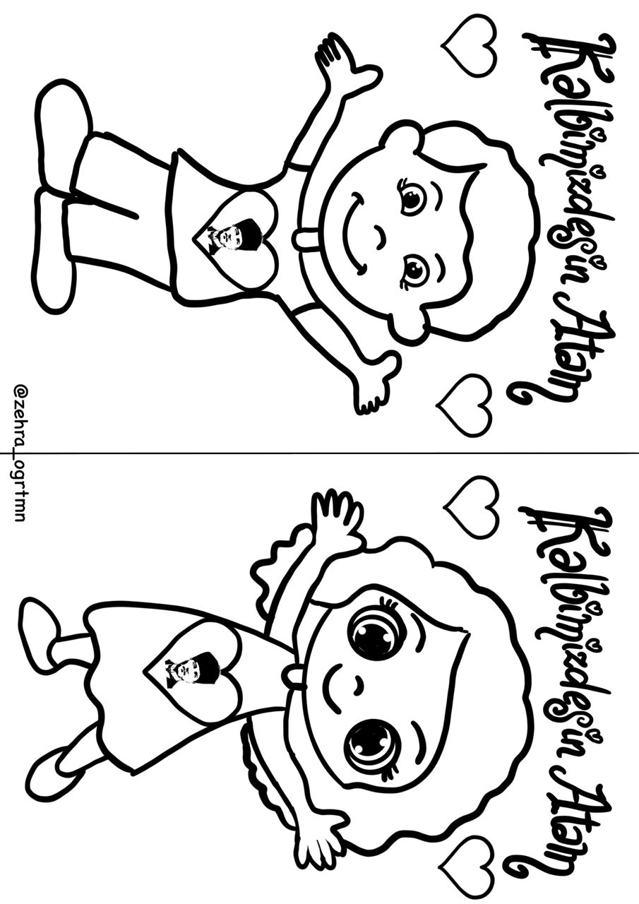 10 Kasım Kalbimizdesin Atam Boyama Etkinliği