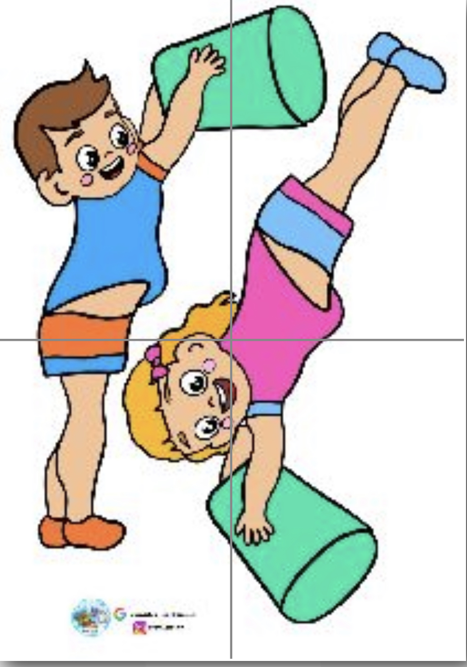 Kapı Süsü Çocuk Görselleri (4 A4 RENKLİ)