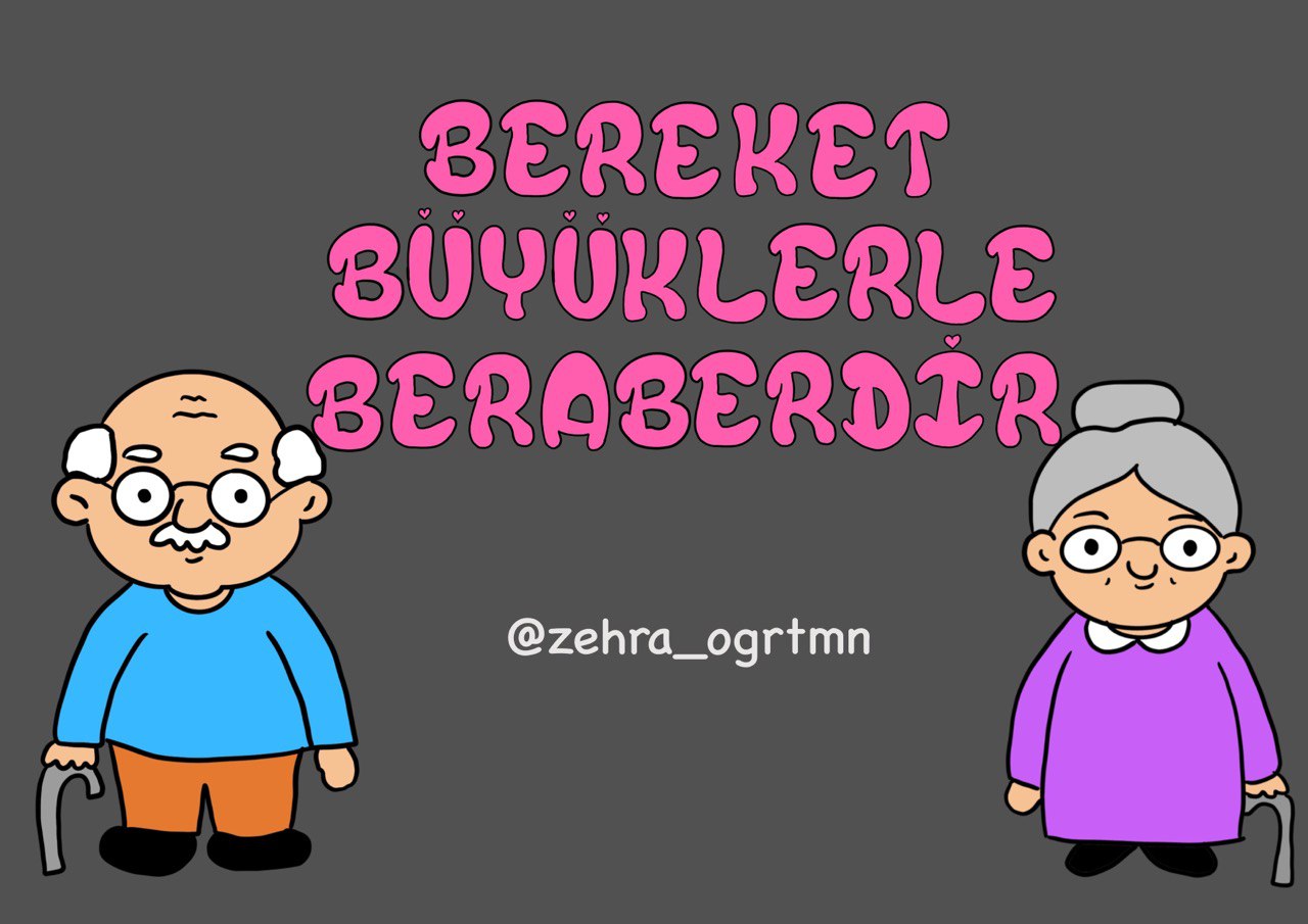 Bereket Büyüklerle Beraberdir Flama ( RENKSİZ)
