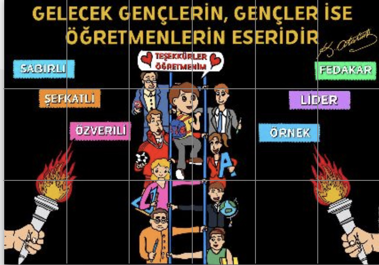 18 A4 Gelecek Gençlerin Gençler İse Öğretmenlerin Eseridir RENKLİ