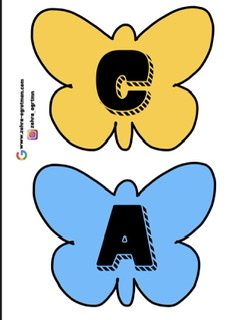 Kelebekli Canım Annem RENKLİ KÜÇÜK BOY