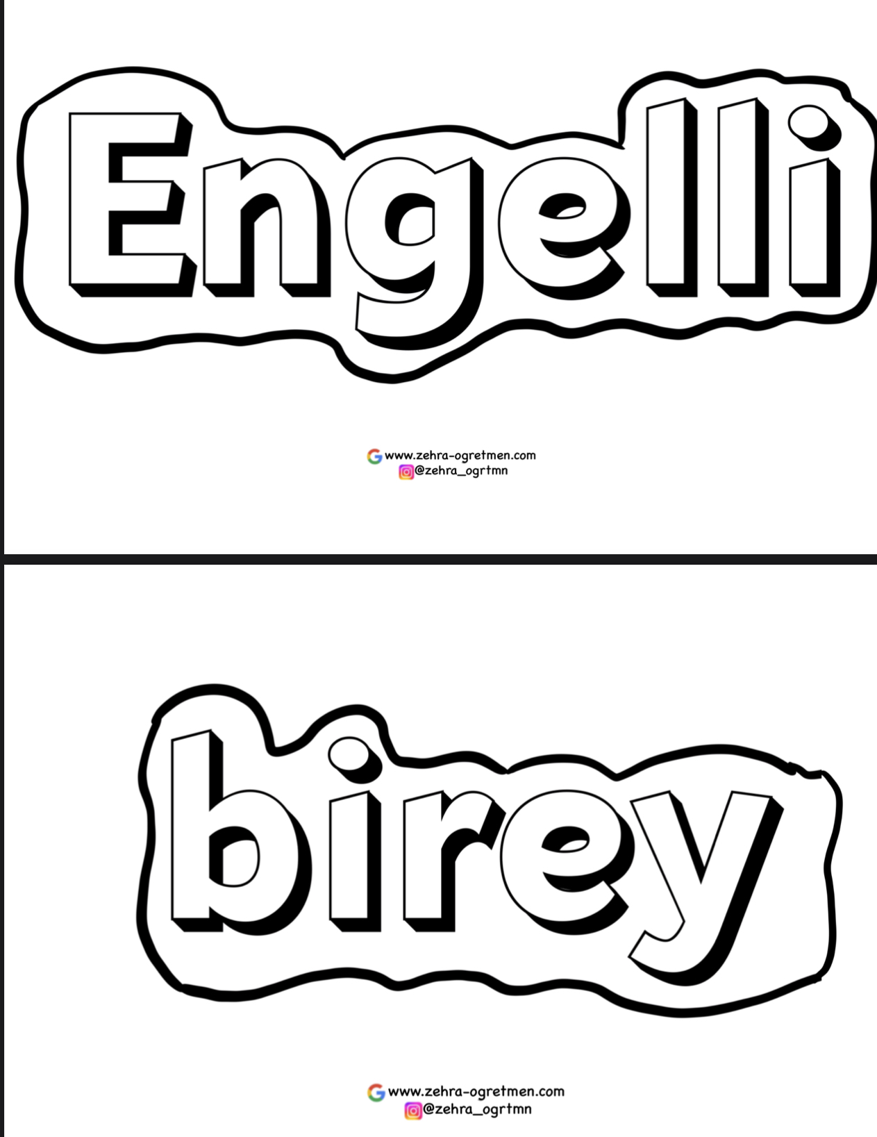 Engelli Birey Olmak Yaşamaya Engel Değildir BÜYÜK BOY RENKSİZ