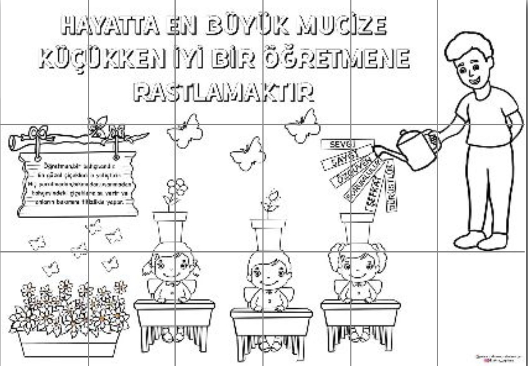 18 A4 Grup Boyama Çalışması Pano 6