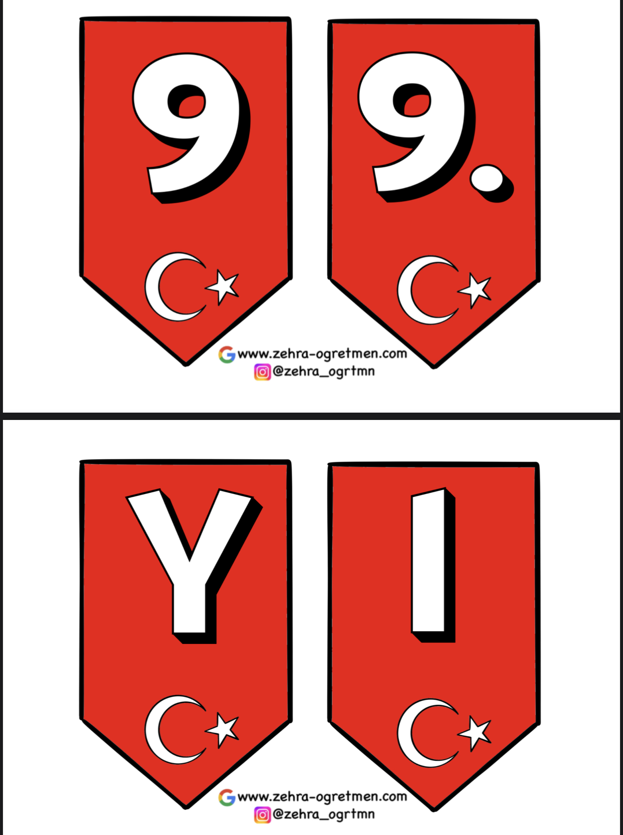 99. Yıl Yazı Şablonu