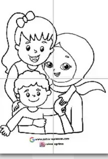 4 A4 Tesettürlü Anne 2 RENKSİZ