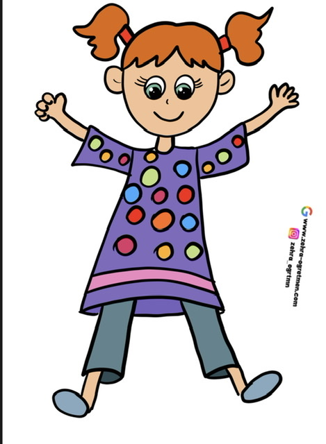 23 Nisan Panosu Çocuklar Renkli Renksiz ( A4 )