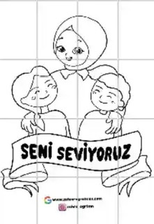 16 A4 Tesettürlü Anne 1 RENKSİZ