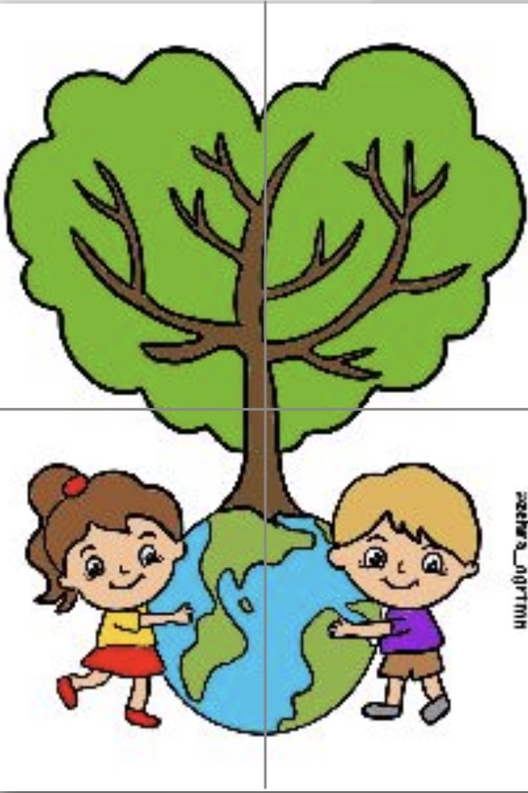 4 A4 Ağaç ve Çocuklar