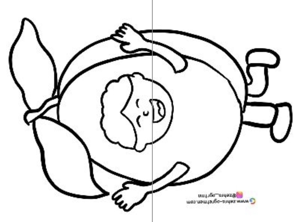 2 A4 Meyveli Çocuklar RENKSİZ