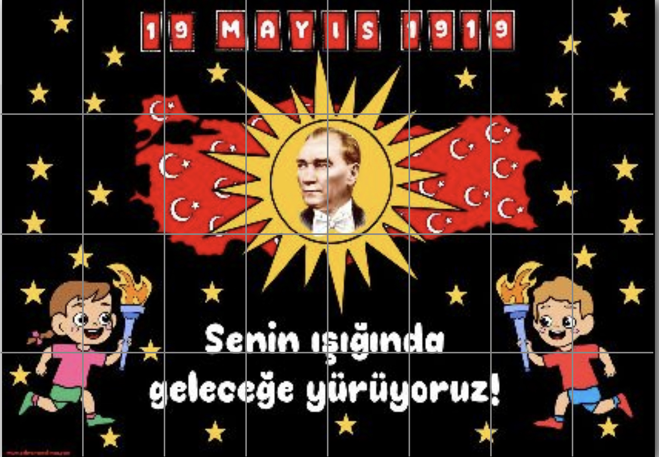 32 A4 19 Mayıs Pano 2 ( Siyah Arka Planlı)