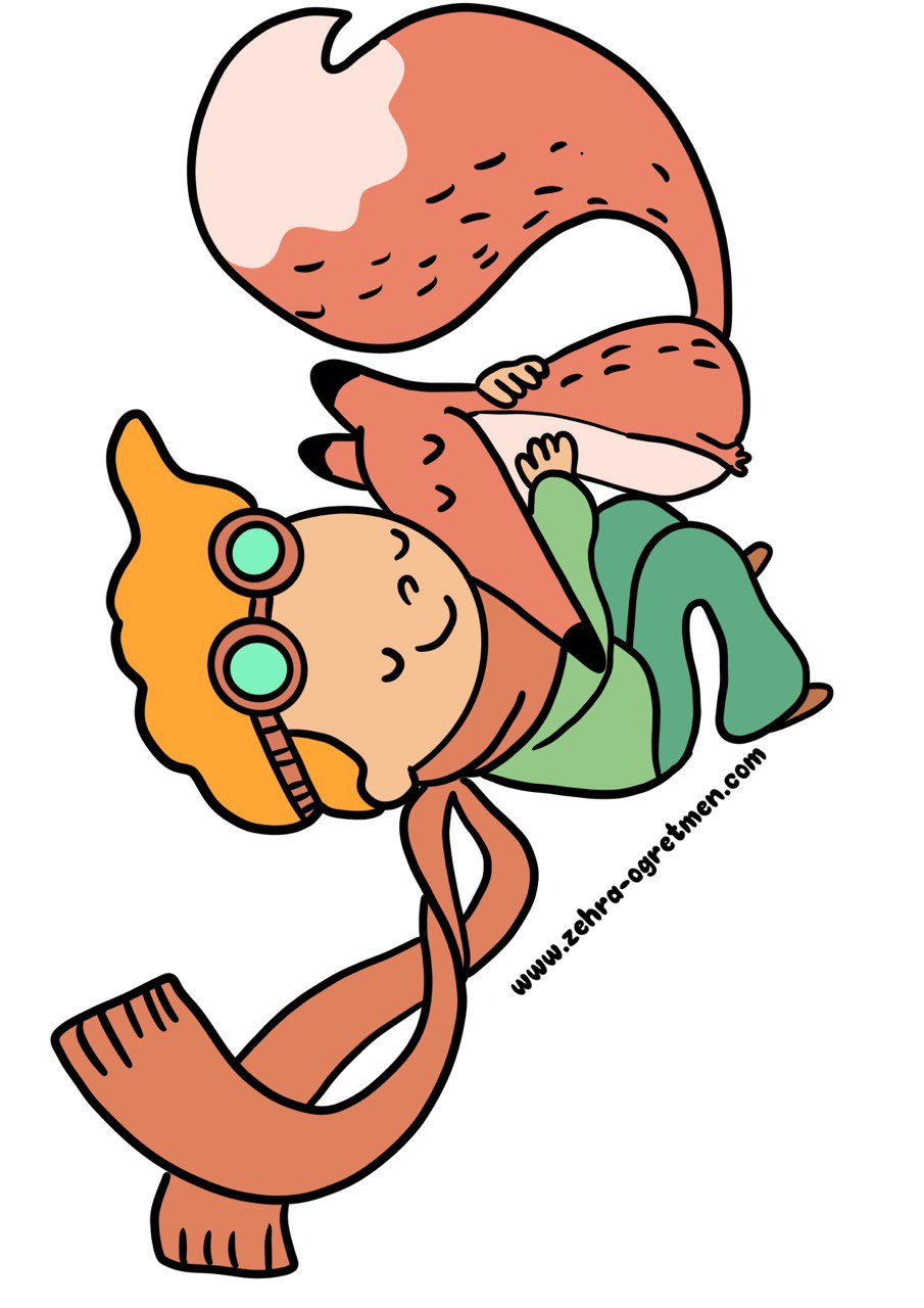 4 A4 Küçük Prens Görseli 6 RENKLİ