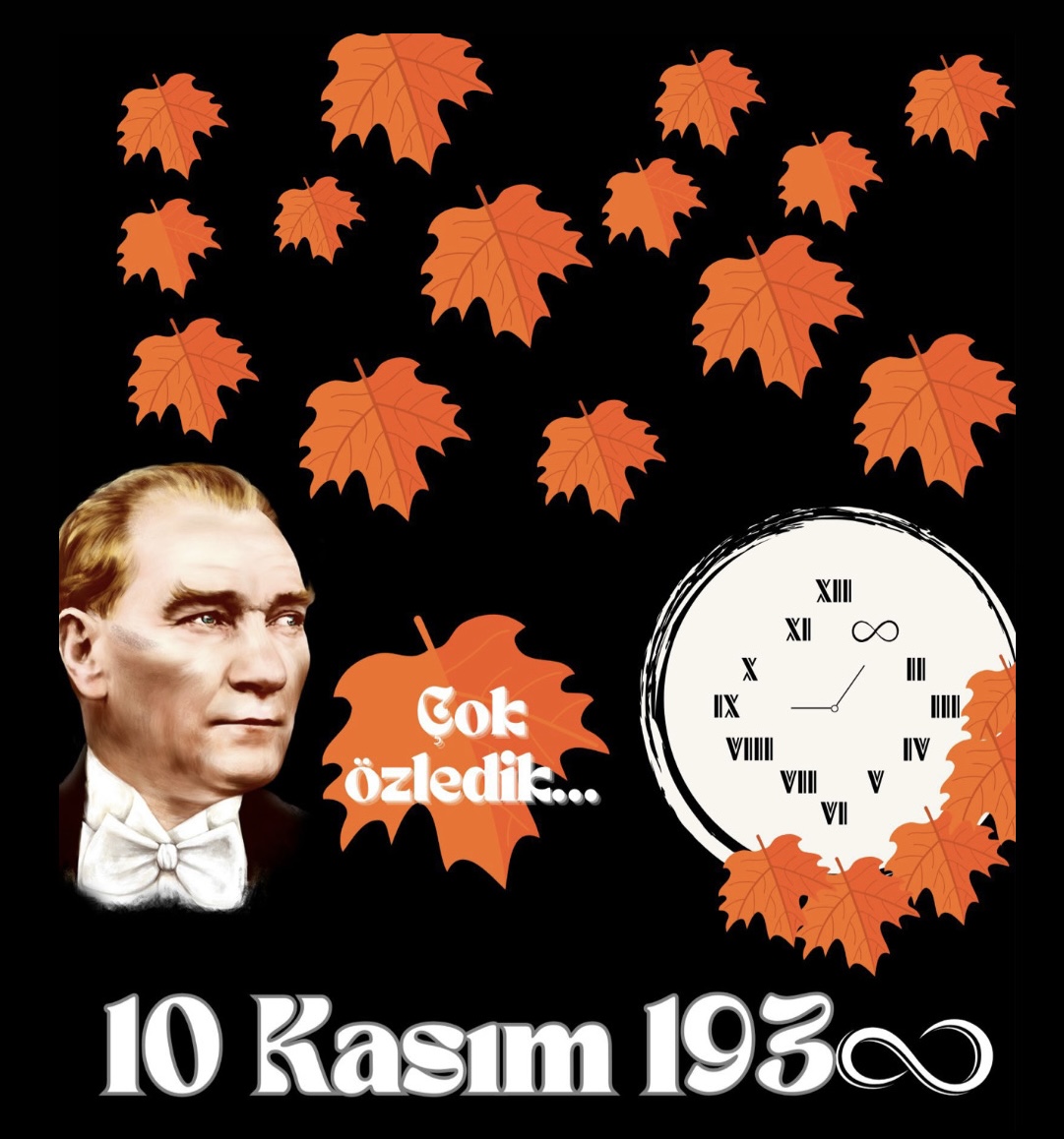 10 Kasım Pano 1 ( Saat 4 A4 ) Kübra Öğretmen