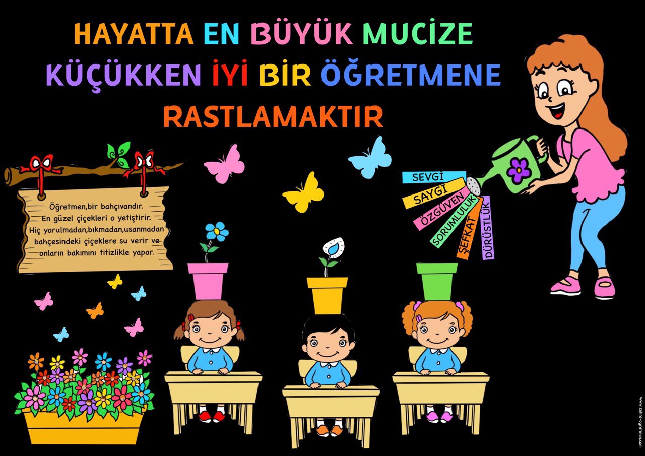 A4 ÖĞRETMENLER GÜNÜ PANOLARI