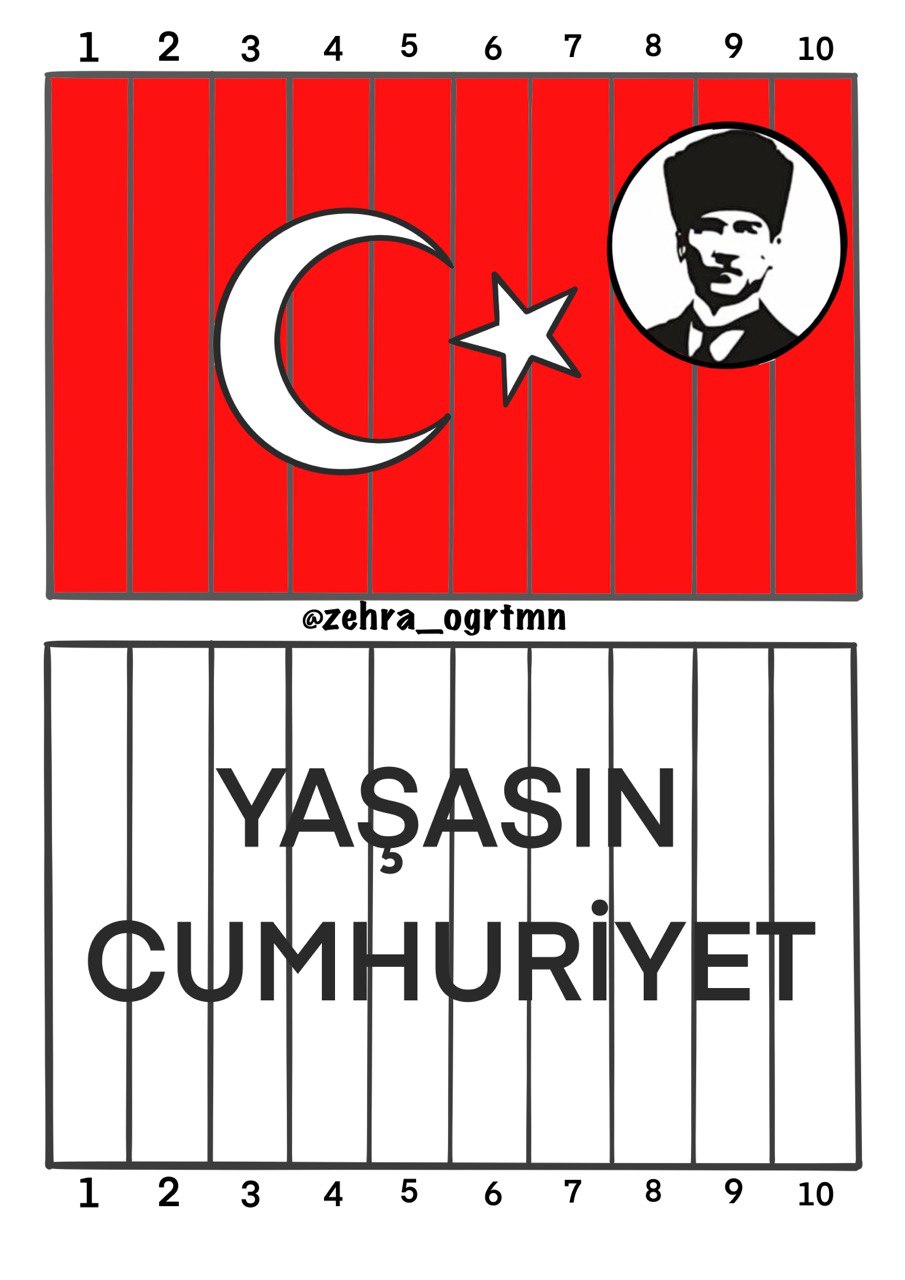 Agamograph Tekniği ile 29 Ekim Etkinliği ve Ritmik Sayma Etkinlikleri