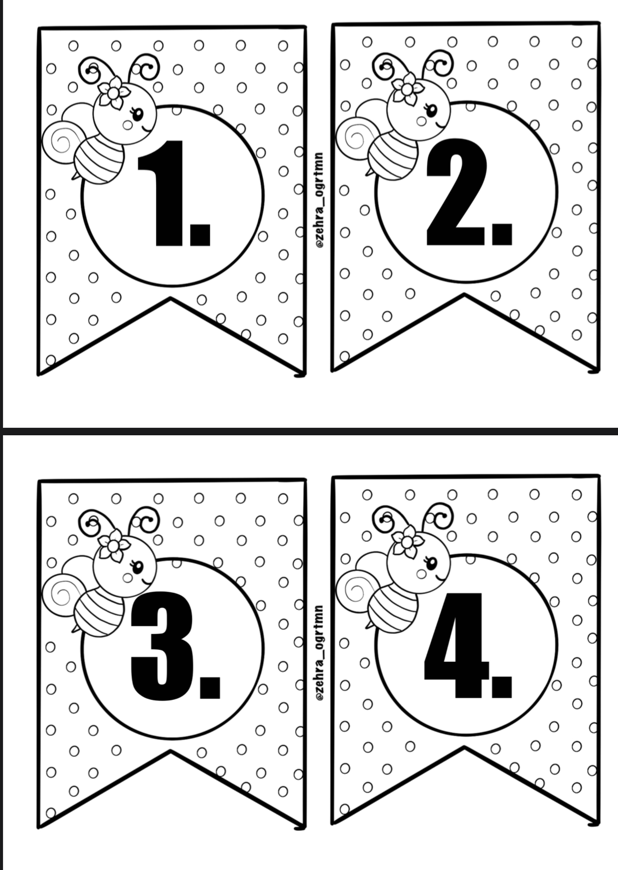 Arılı 1.2.3.4 Sınıfa Merhaba Renksiz